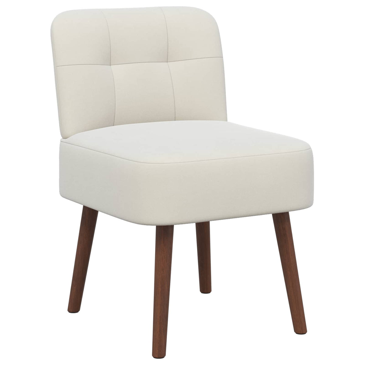 Slipper Chair Cream Velvet