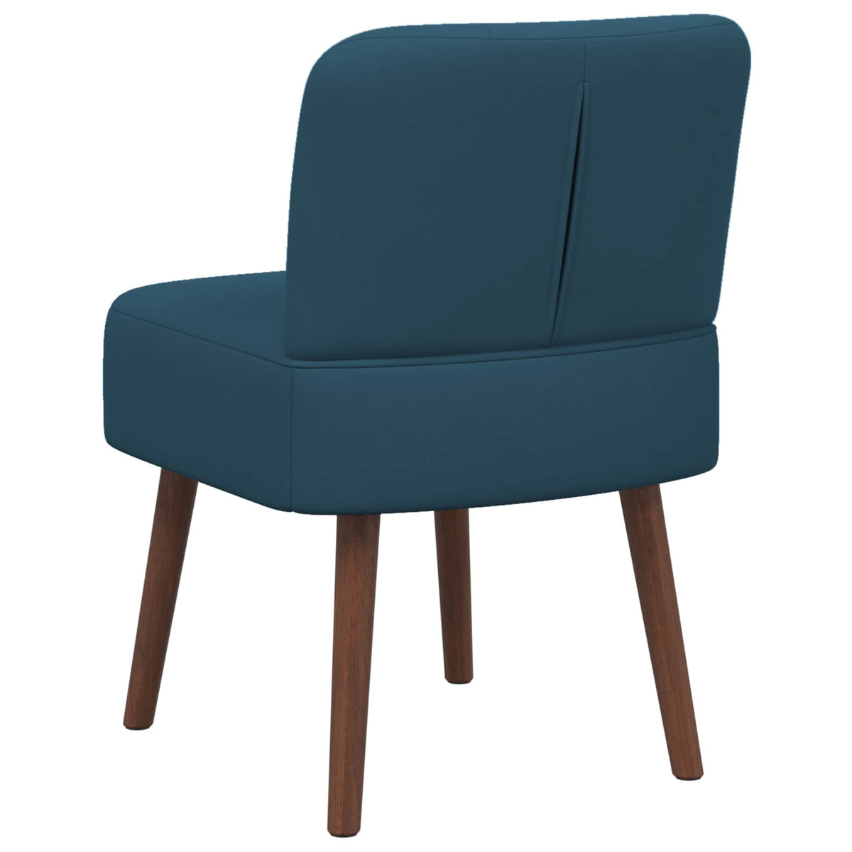 Slipper Chair Blue Velvet