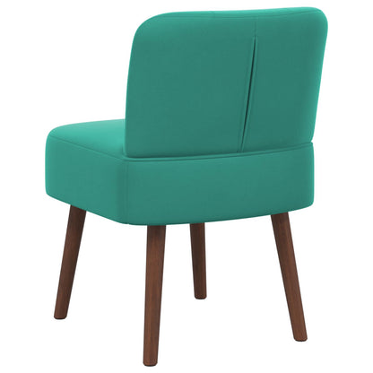 Slipper Chair Turquoise Velvet