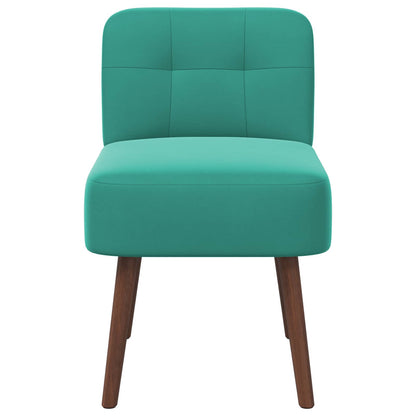 Slipper Chair Turquoise Velvet