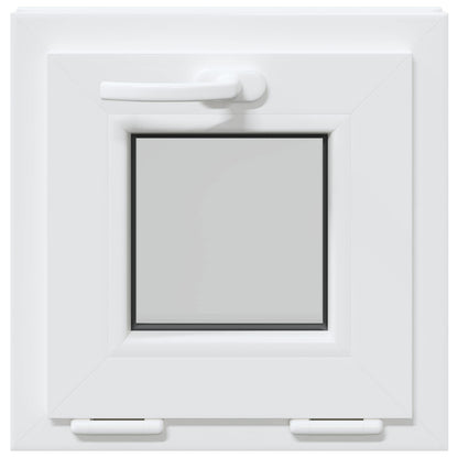 Tilt Basement Window RISOR 40 x 40 cm PVC and Clear Plain Glass