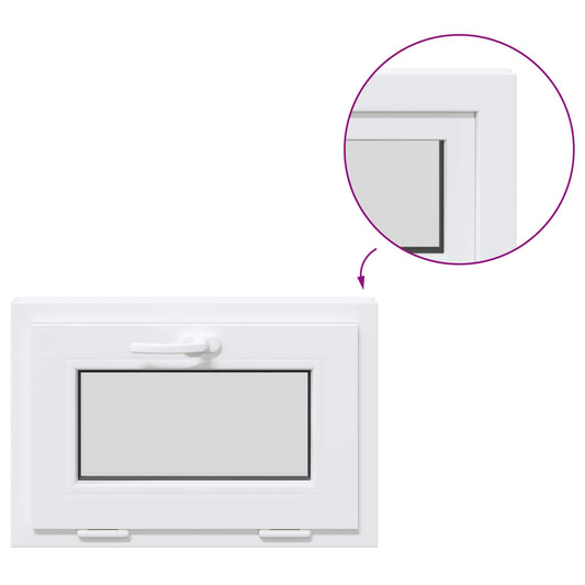 Basement Window Internal Colour White RISOR 65 x 45 cm
