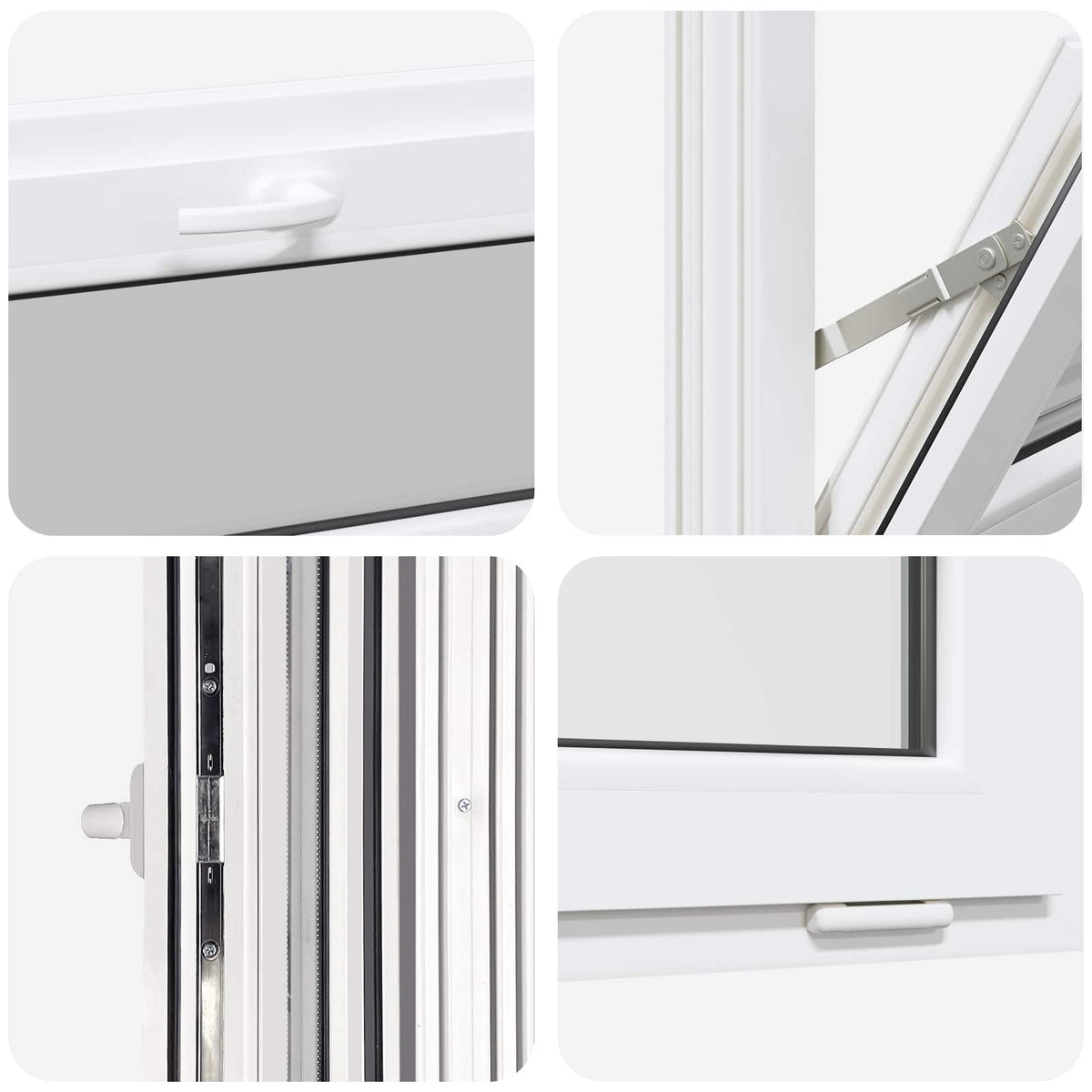 Basement Window Internal Colour White RISOR 70 x 45 cm