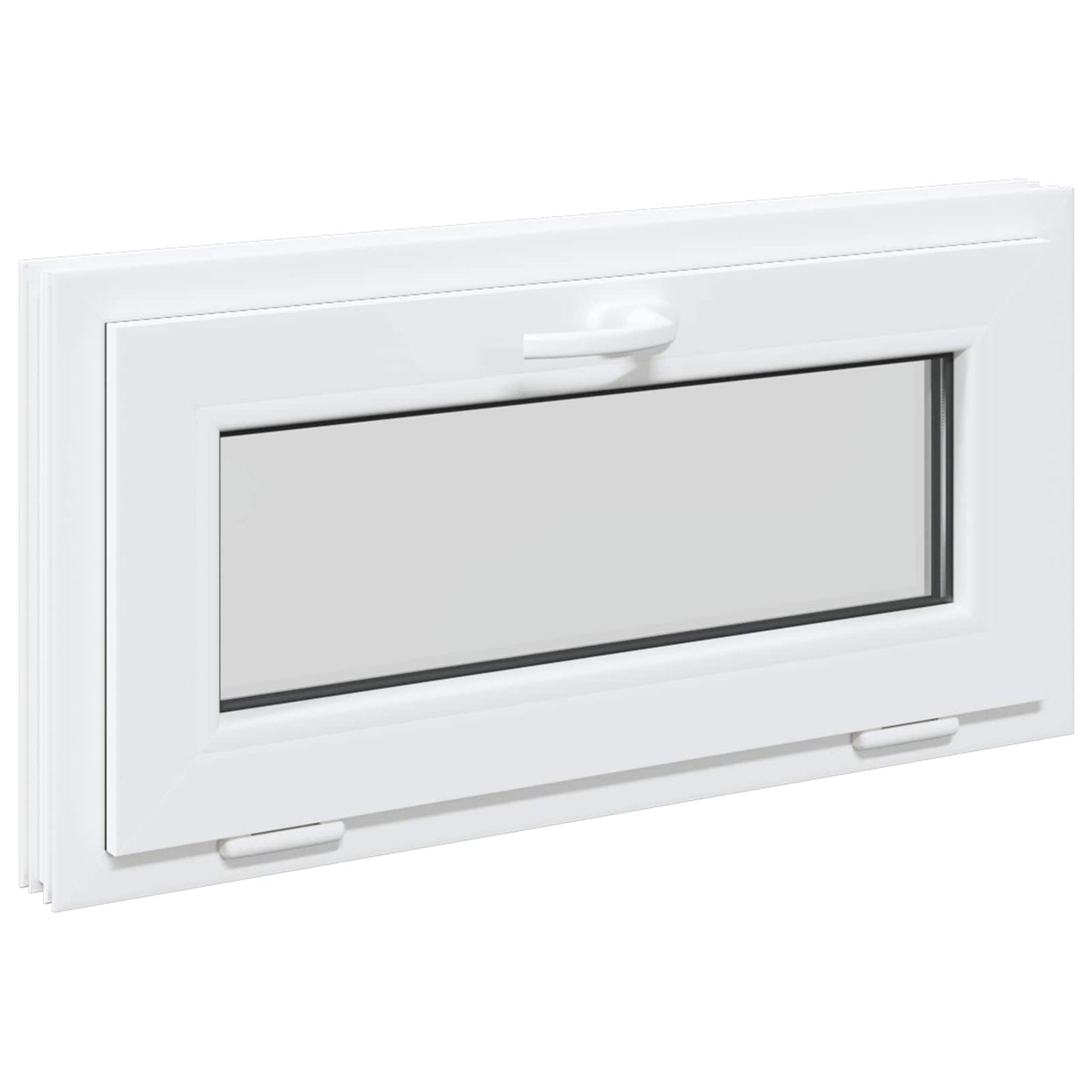 Basement Window Internal Colour White RISOR 75 x 45 cm