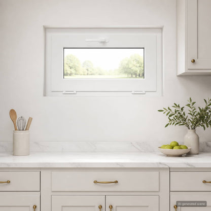 Basement Window Internal Colour White RISOR 70 x 40 cm