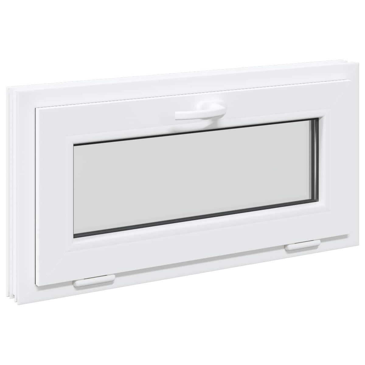 Basement Window Internal Colour White RISOR 75 x 40 cm