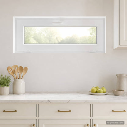 Basement Window Internal Colour White RISOR 105 x 40 cm