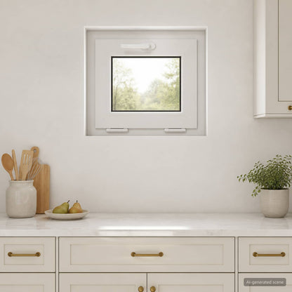 Basement Window Internal Colour White RISOR 50 x 45 cm