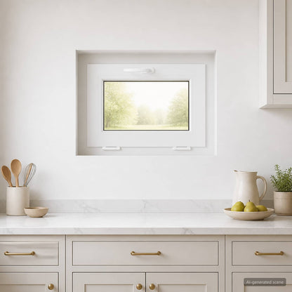 Basement Window Internal Colour White RISOR 55 x 45 cm