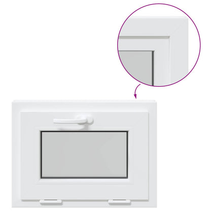 Basement Window Internal Colour White RISOR 55 x 45 cm