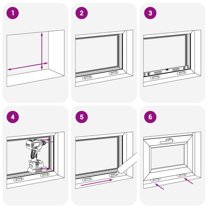 Tilt Basement Window RISOR 60 x 45 cm PVC and Clear Plain Glass