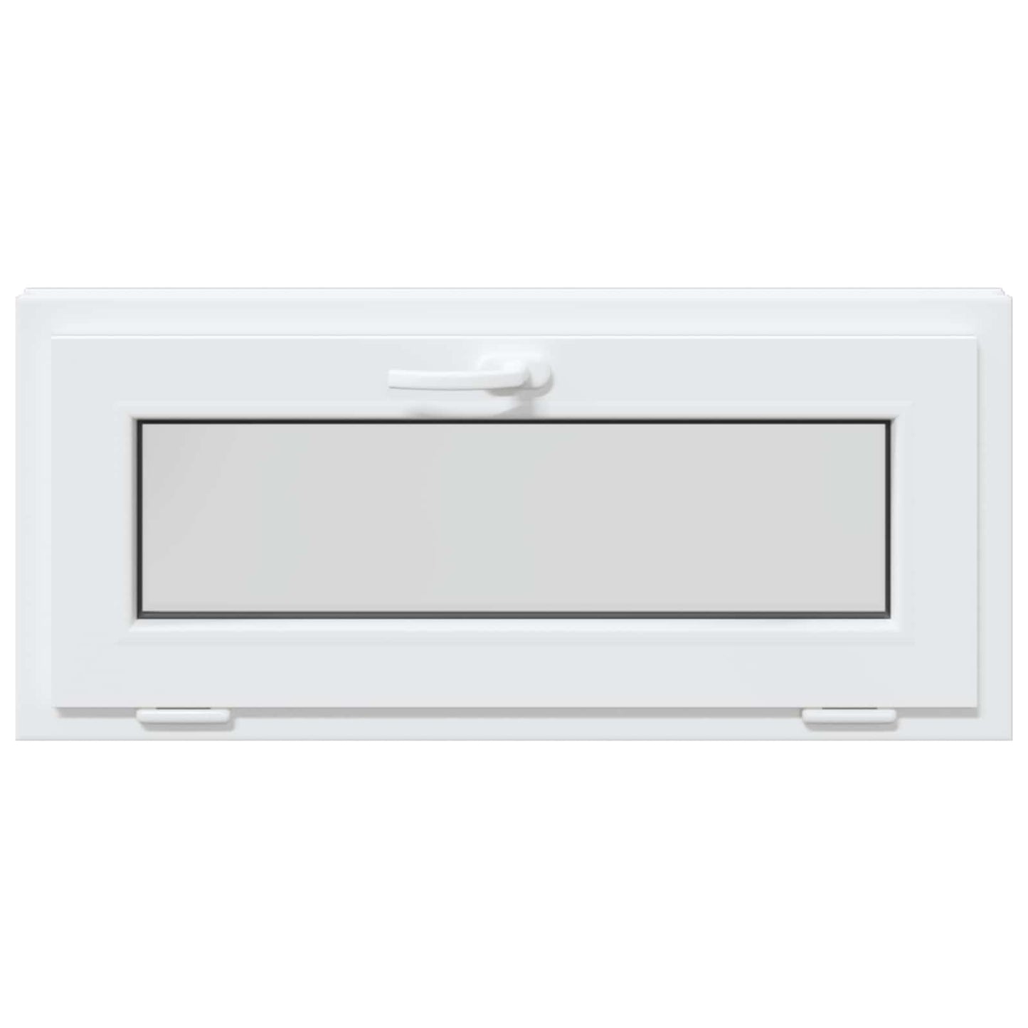 Tilt Basement Window RISOR 95 x 45 cm PVC and Clear Plain Glass