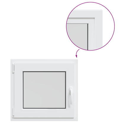 Basement Window RISOR 55 x 50 cm PVC and Glass