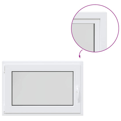 Basement Window RISOR 95 x 50 cm PVC and Glass