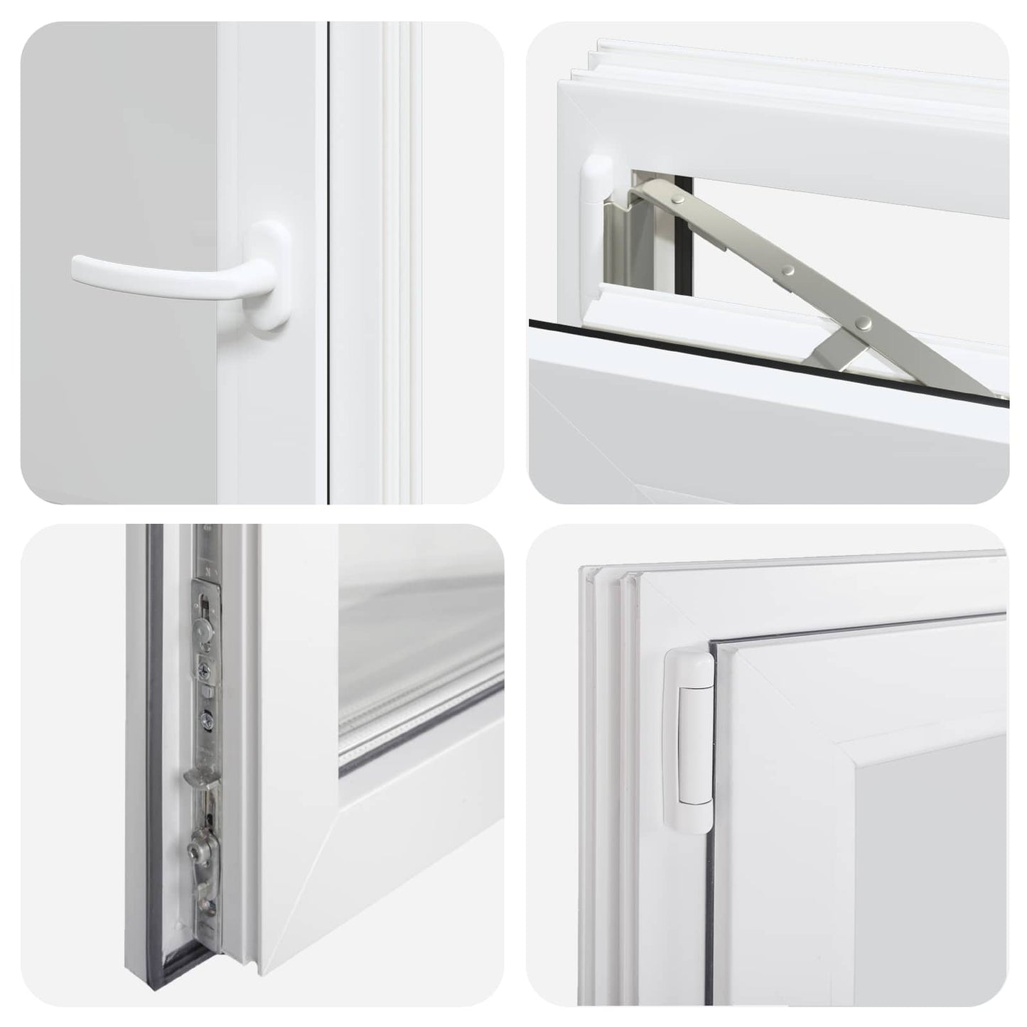 Basement Window Internal Colour White RISOR 45 x 55 cm