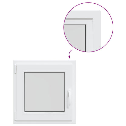 Basement Window RISOR 55 x 55 cm PVC and Glass