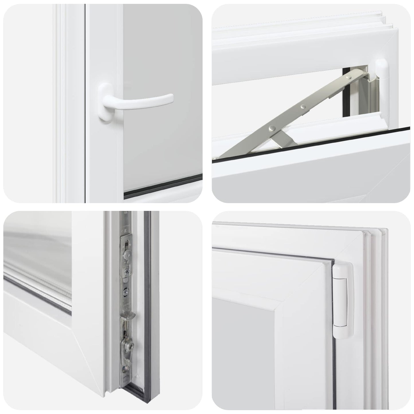 Basement Window RISOR 65 x 55 cm PVC and Glass