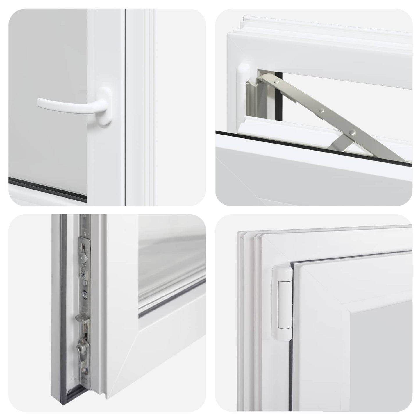 Basement Window RISOR 65 x 55 cm PVC and Glass