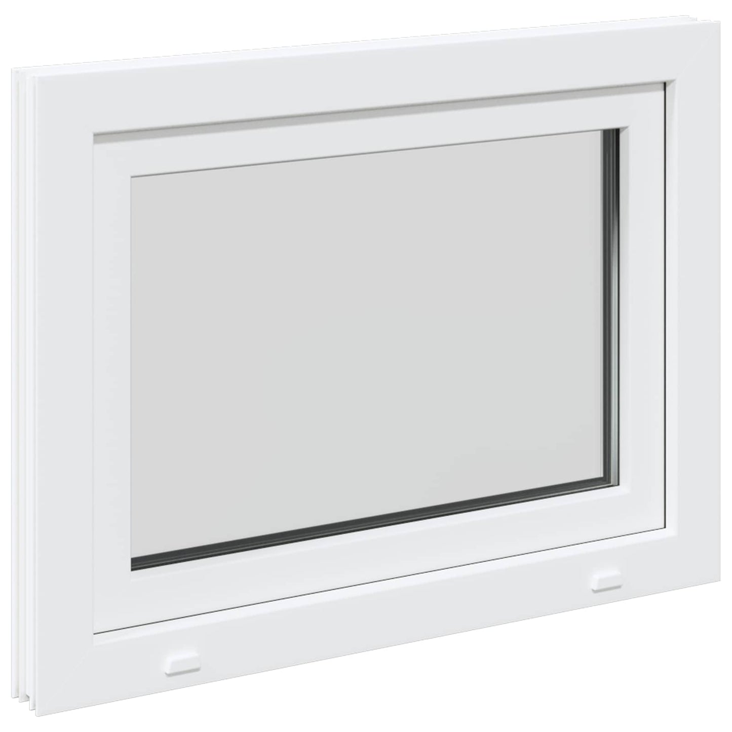 Basement Window RISOR 80 x 55 cm PVC and Glass