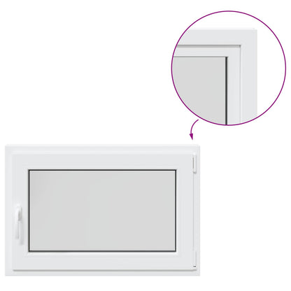 Basement Window RISOR 90 x 55 cm PVC and Glass
