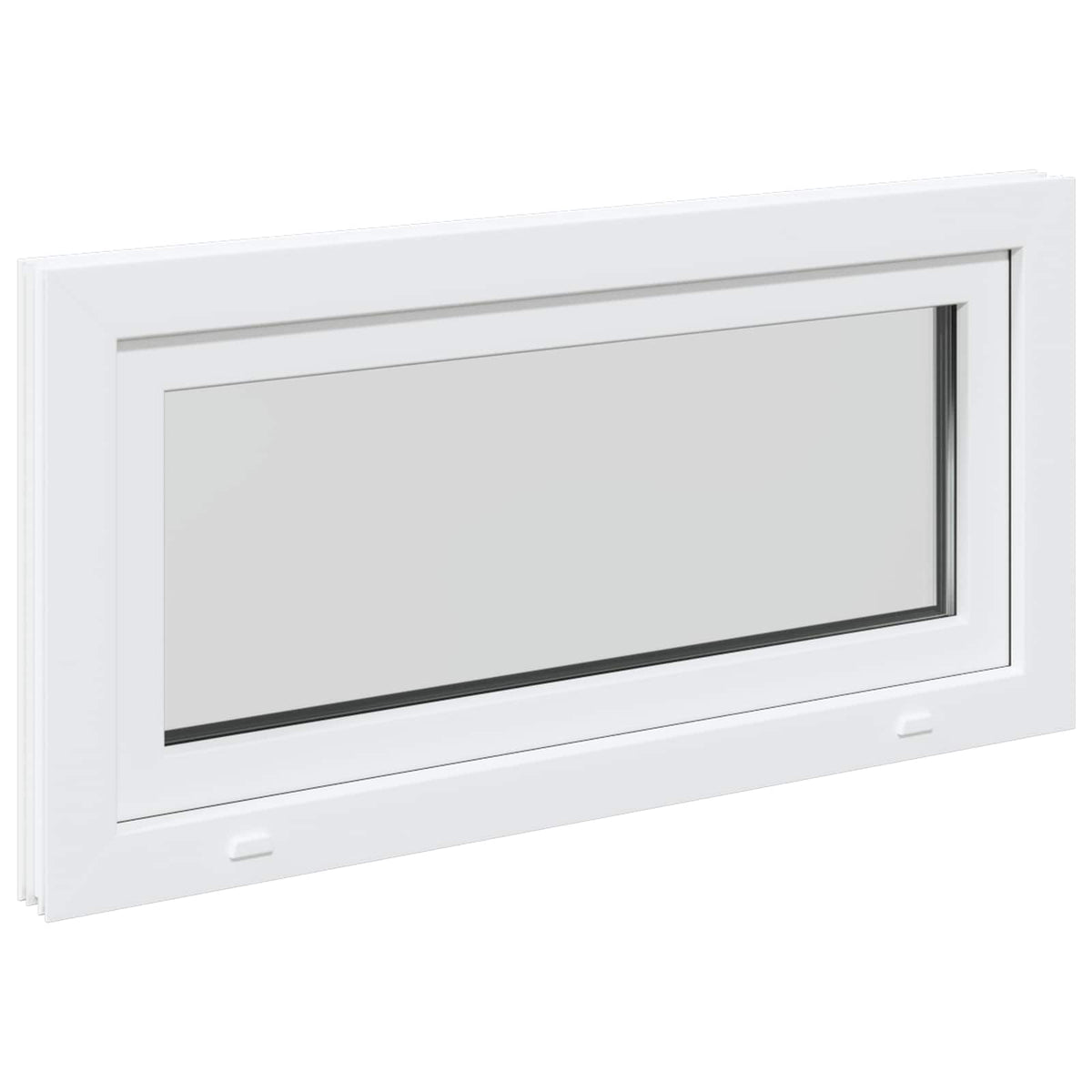 Basement Window Internal Colour White RISOR 105 x 55 cm