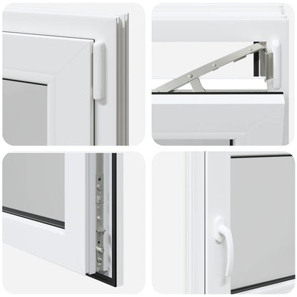 Basement Window RISOR 110 x 55 cm PVC and Glass