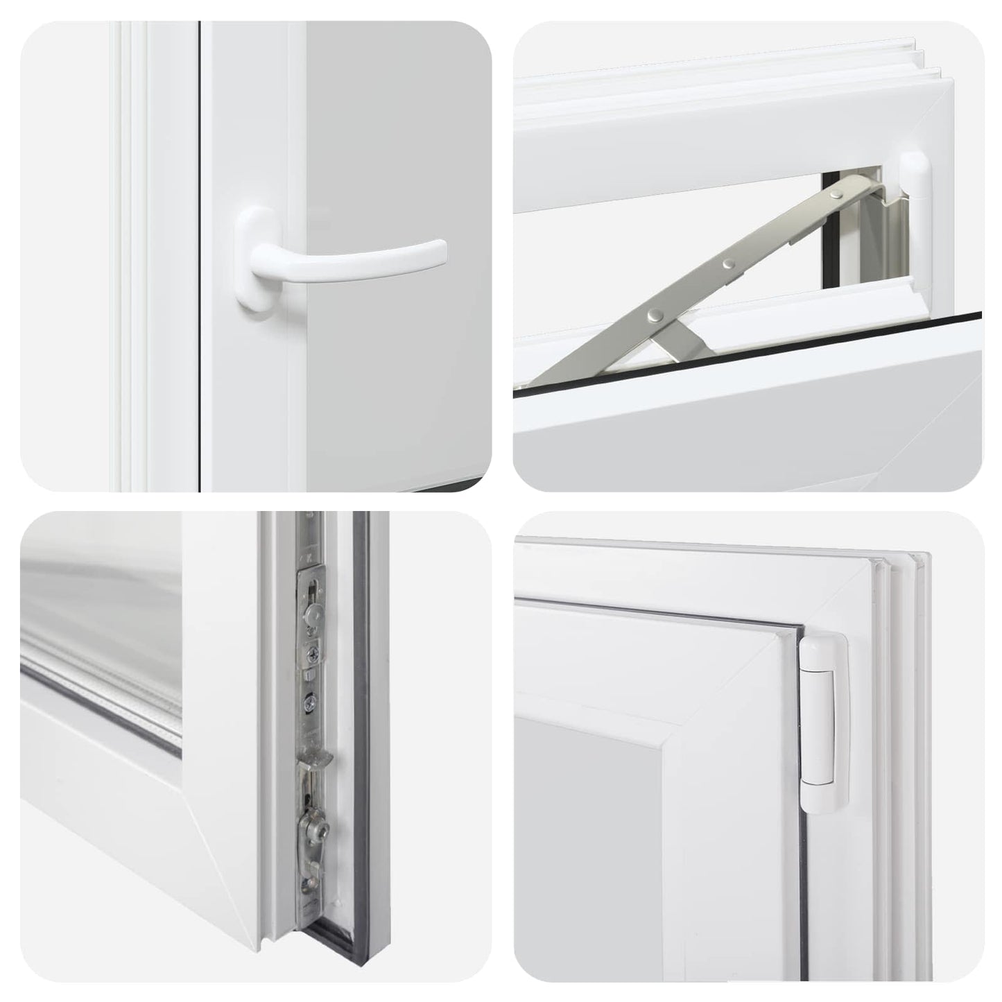 Basement Window RISOR 60 x 70 cm PVC and Glass