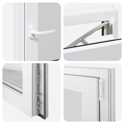 Basement Window RISOR 60 x 70 cm PVC and Glass