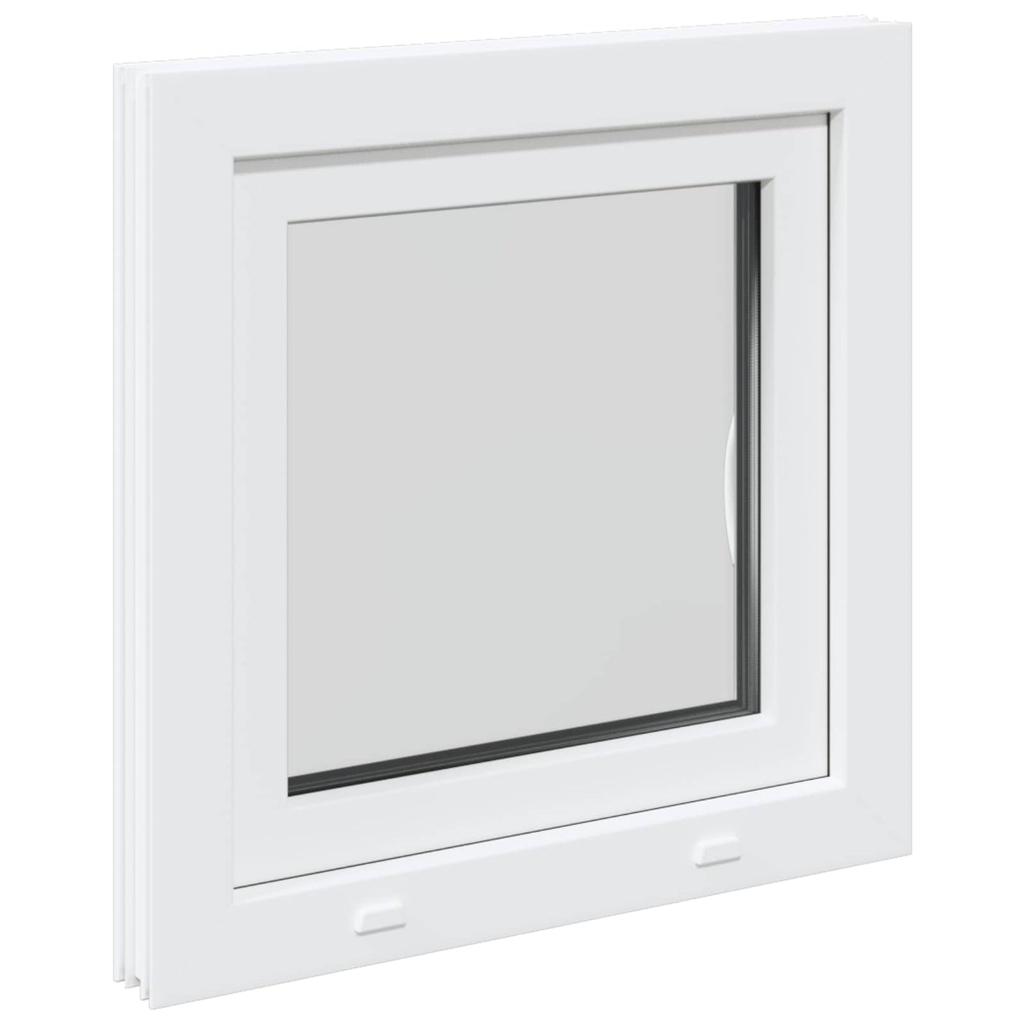 Basement Window RISOR 70 x 70 cm PVC and Glass