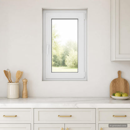 Basement Window Internal Colour White RISOR 50 x 90 cm
