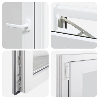 Basement Window Internal Colour White RISOR 50 x 90 cm
