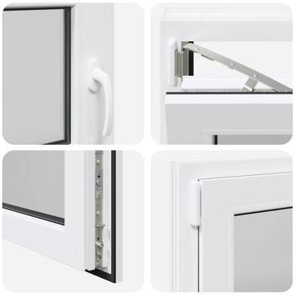 Basement Window Internal Colour White RISOR 105 x 50 cm