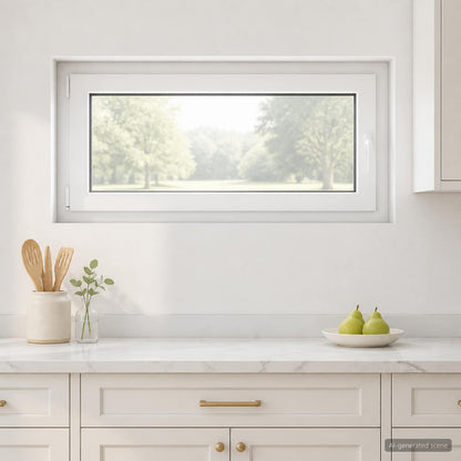 Basement Window Internal Colour White RISOR 105 x 50 cm