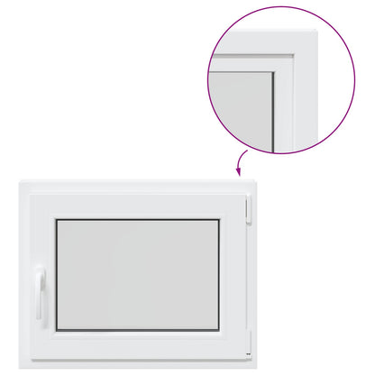Basement Window RISOR 70 x 55 cm PVC and Glass