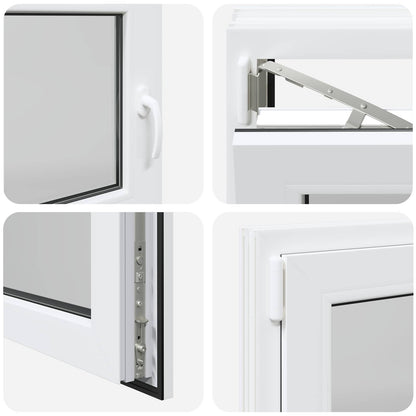 Basement Window RISOR 110 x 55 cm PVC and Glass