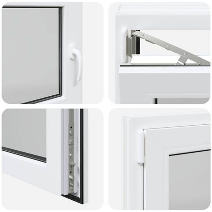 Basement Window RISOR 120 x 55 cm PVC and Glass