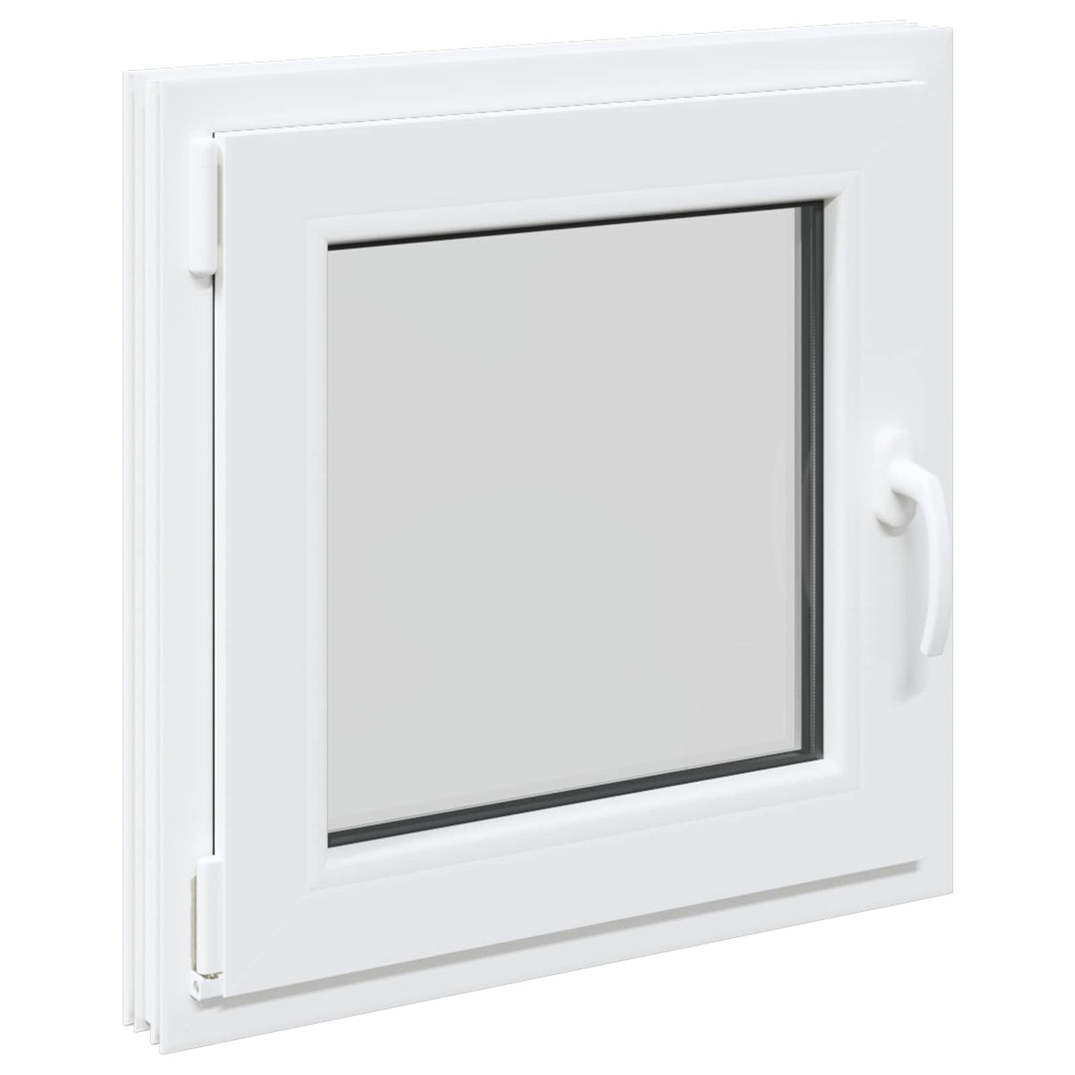 Basement Window Internal Colour White RISOR 70 x 70 cm