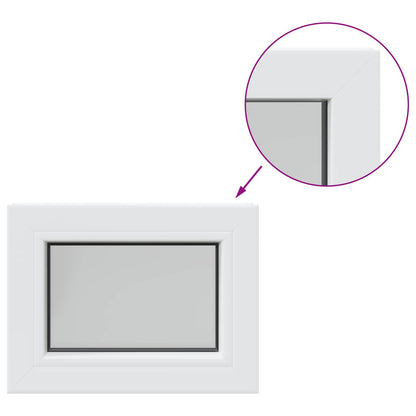 Cellar Window Internal Colour White RISOR 50 x 35 cm