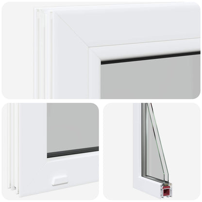 Cellar Window Internal Colour White RISOR 35 x 40 cm