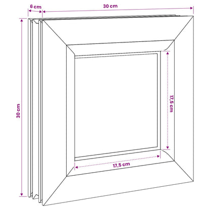 Cellar Window Internal Colour White RISOR 30 x 30 cm