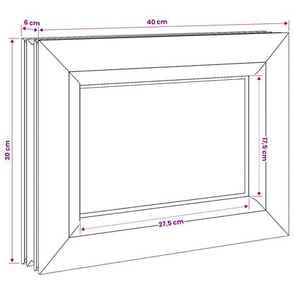 Cellar Window Internal Colour White RISOR 40 x 30 cm