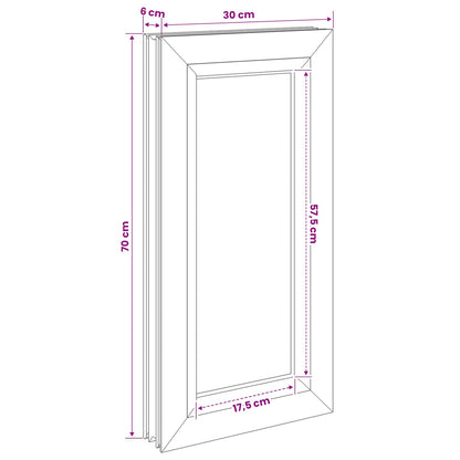 Cellar Window RISOR 30 x 70 cm PVC and Glass