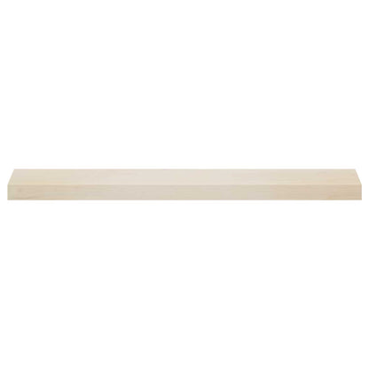Window Sills 2 pcs White 100 x 20 x 2 cm Solid Oak Wood