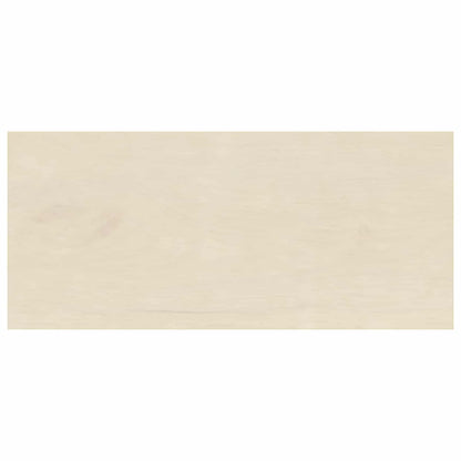 Window Sills 2 pcs White 100 x 40 x 2 cm Solid Oak Wood