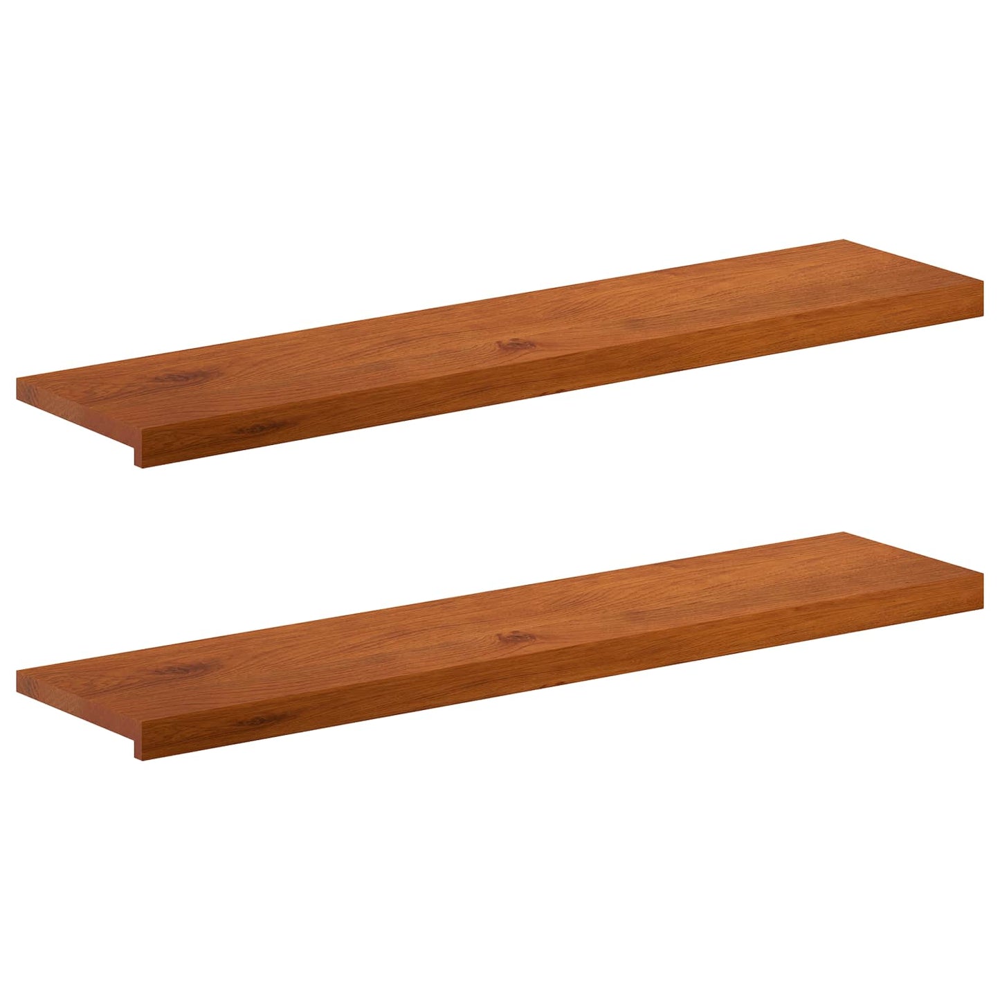 Window Sills 2 pcs Brown 120 x 30 x 2 cm Solid Oak Wood