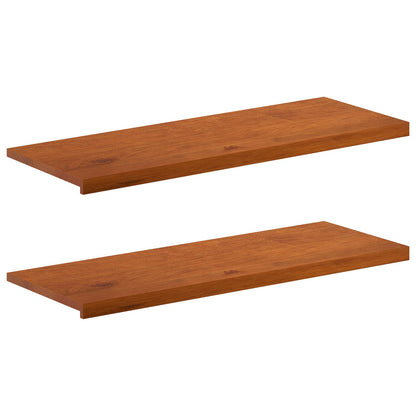 Window Sills 2 pcs Brown 110 x 40 x 2 cm Solid Oak Wood