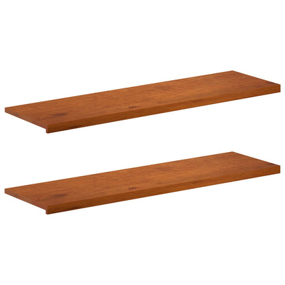 Window Sills 2 pcs Brown 160 x 40 x 2 cm Solid Oak Wood