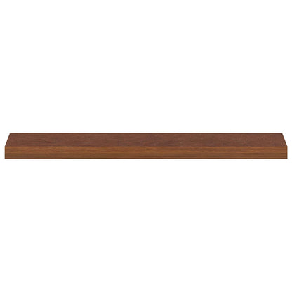 Window Sills 2 pcs Dark Brown 100 x 20 x 2 cm Solid Oak Wood