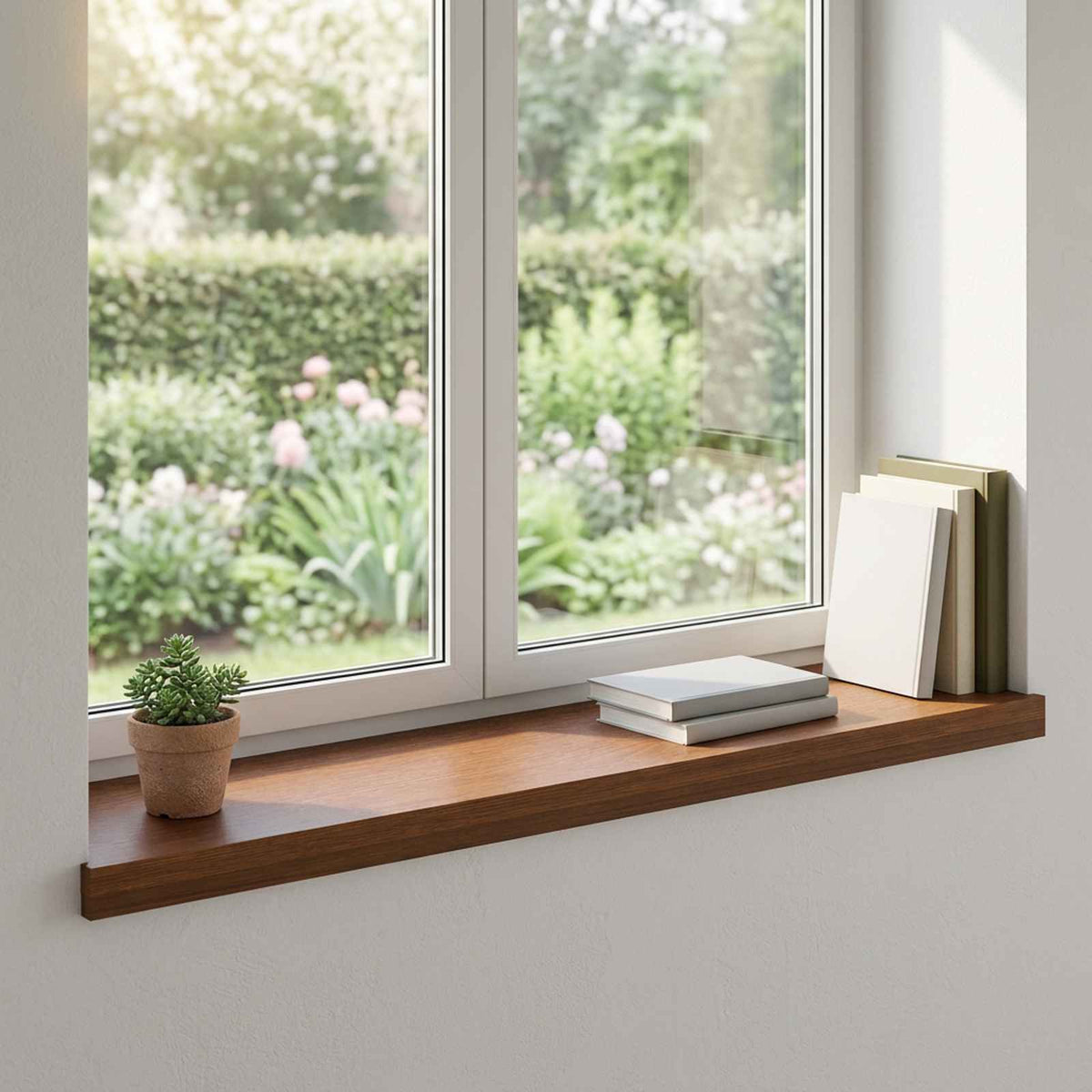 Window Sills 2 pcs Dark Brown 90 x 30 x 2 cm Solid Oak Wood