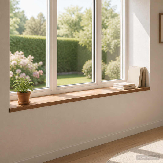 Window Sills 2 pcs Dark Brown 140 x 30 x 2 cm Solid Oak Wood